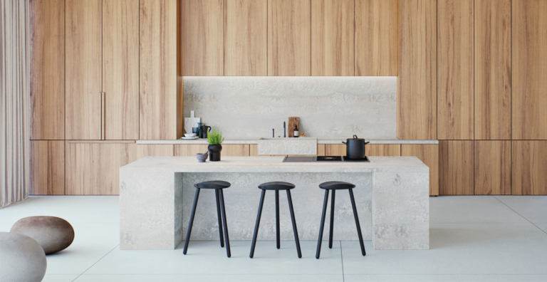 Primordia Caesarstone Quartz Kitchen Countertops