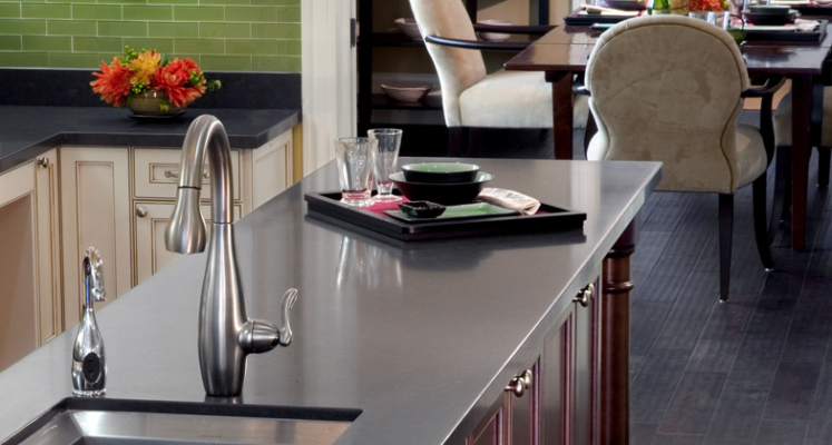 Raven Caesarstone Quartz Kitchen