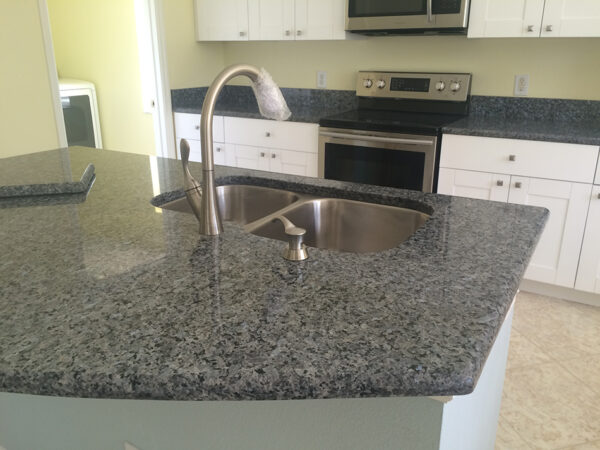Royal Blue Pearl Granite Kitchen