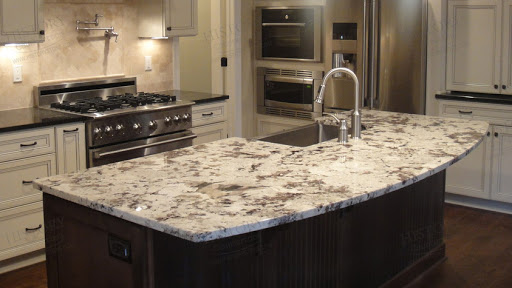 Royal White Delicatus Granite Kitchen