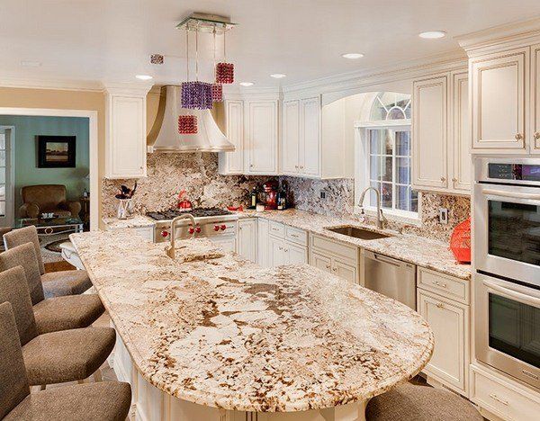 Royal White Delicatus Granite Kitchen1