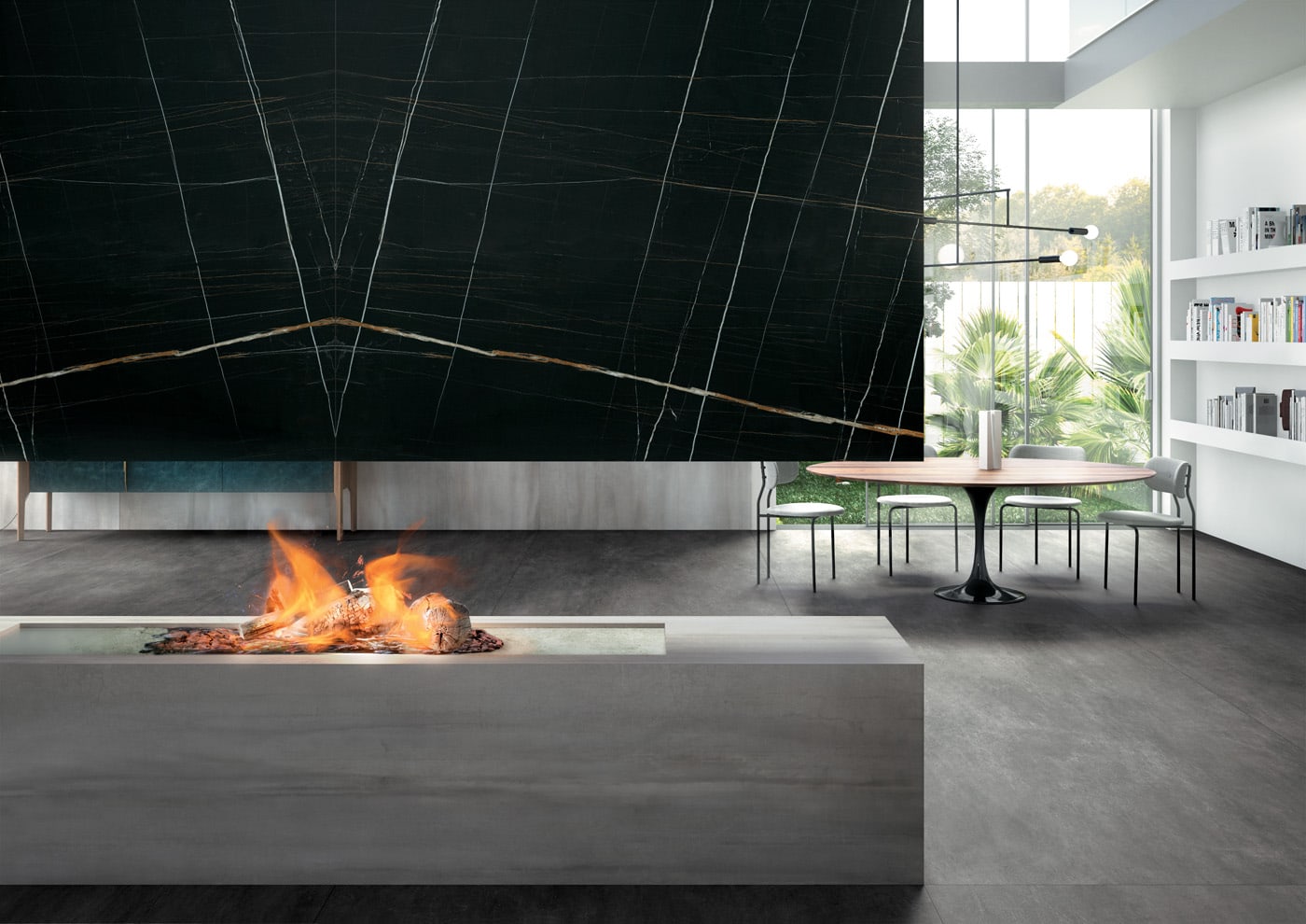 Sahara Noir Infinity Porcelain Countertops Walls