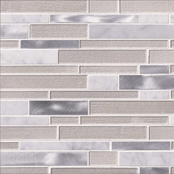 EVEREST INTERLOCKING PATTERN 8MM MSI TILE BACKSPLASH ID#: SMOT-SPIL-EVER8MM