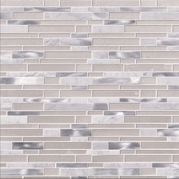 EVEREST INTERLOCKING PATTERN 8MM MSI TILE BACKSPLASH ID#: SMOT-SPIL-EVER8MM