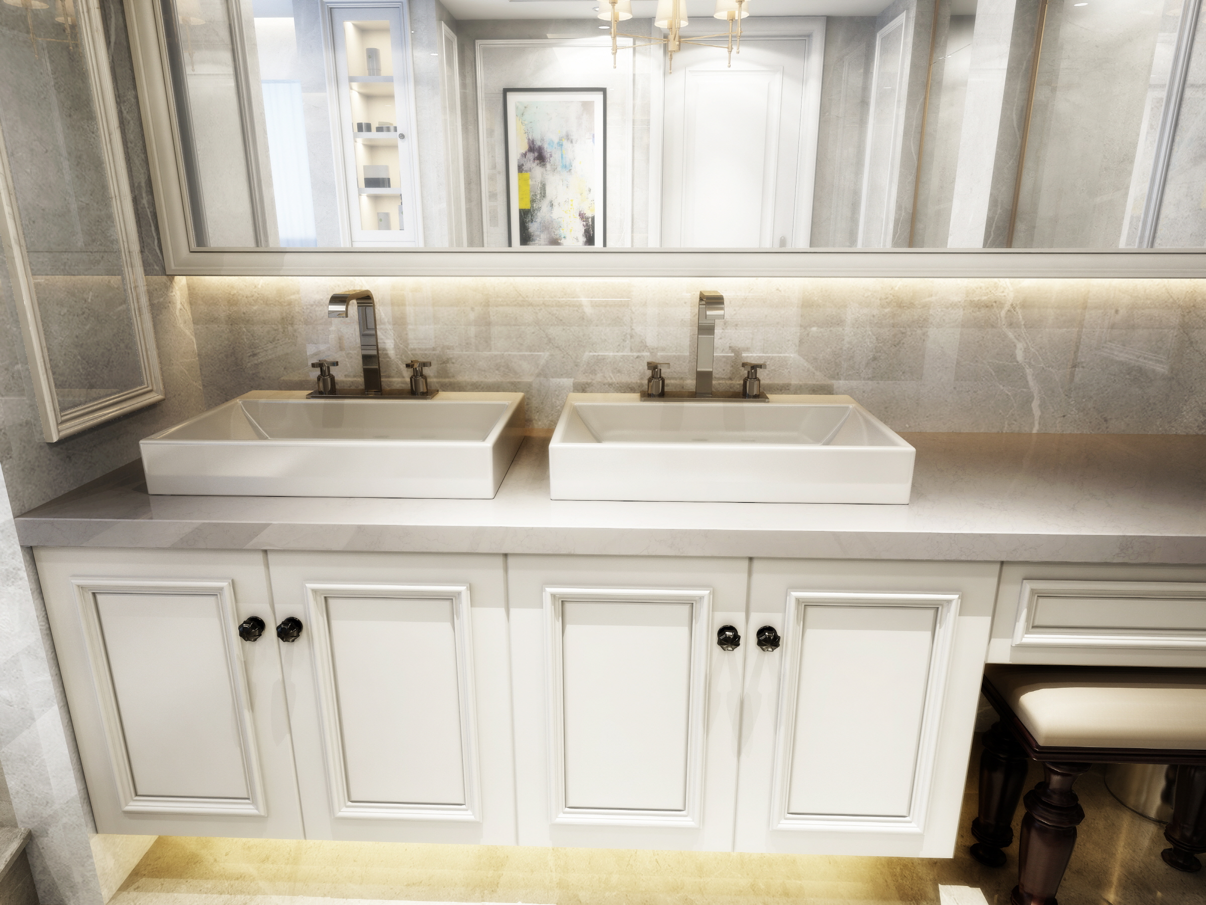 Stella LG Viatera Quartz Bathroom Countertops