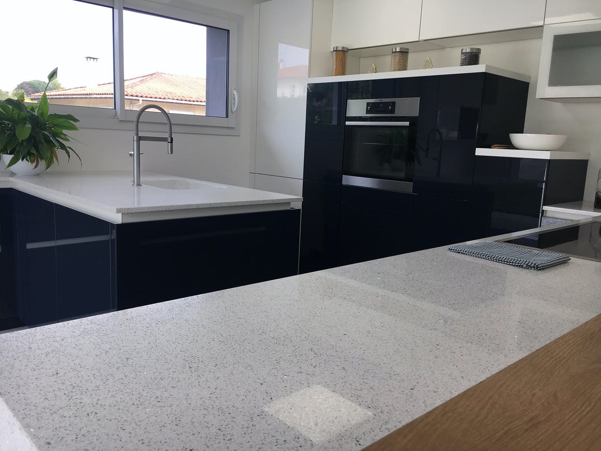 Stellar Blanco Silestone Quartz Kitchen