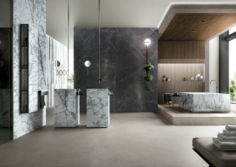 Total Grey Infinity Porcelain Countertop Flooring