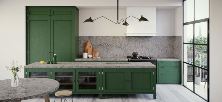 Turbine Grey Caesarstone Quartz Kitchen
