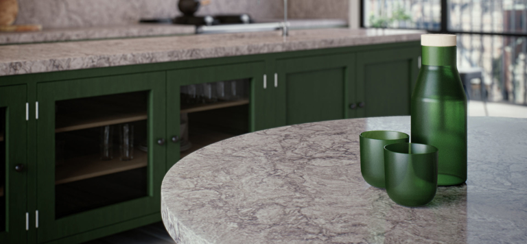 Turbine Grey Caesarstone Quartz Kitchen Countertops
