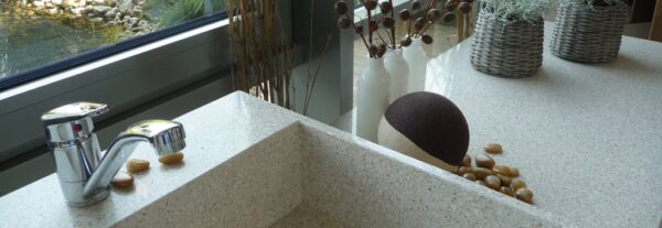 White Diamond Silestone Quartz Kitchen