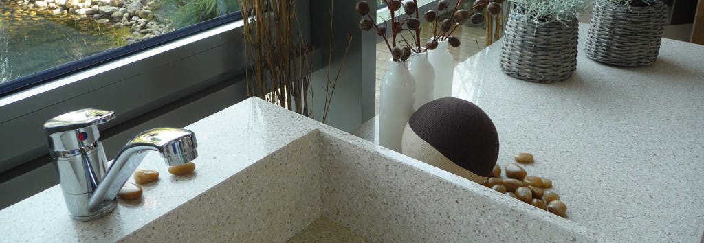 White Diamond Silestone Quartz Kitchen