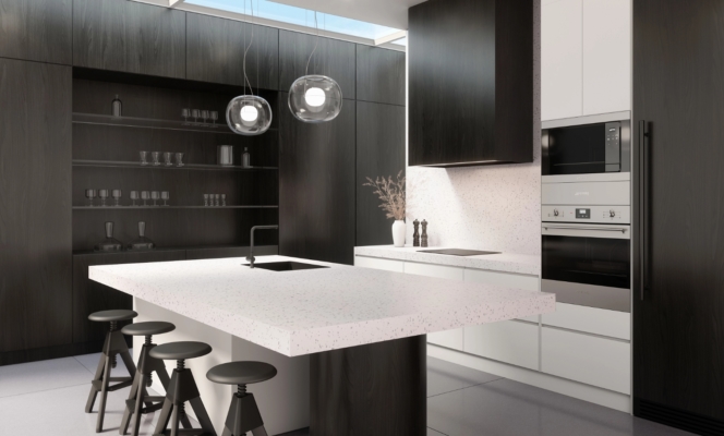 White Plains Cambria Quartz Kitchen