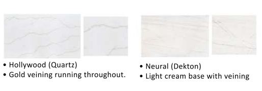 Arabescato Carrara With Black Marble Basket Weave Pattern Honed In A Mesh - Image 3