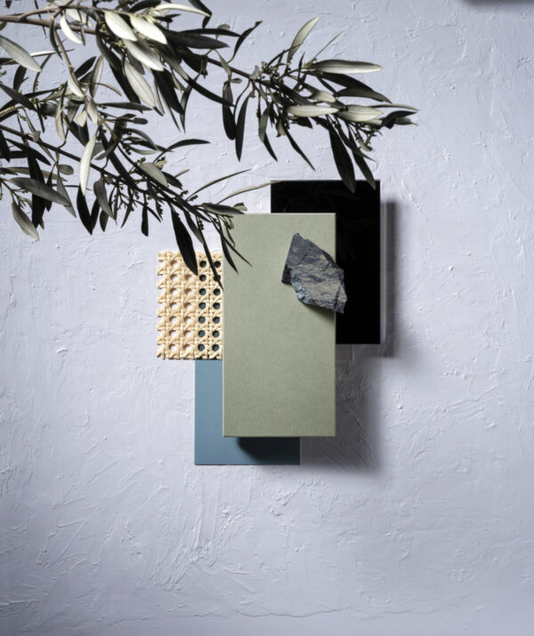 Posidonia Green Silestone Quartz Moodboard